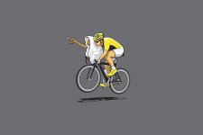 Bike Friends Funny Wallpaper