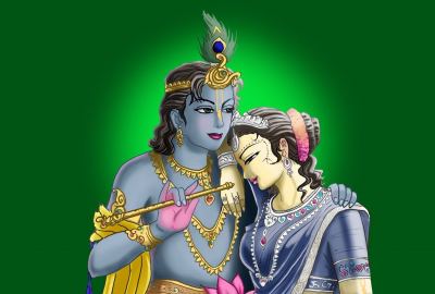 Download Pic of Krishna With Radhe