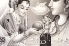 Shiva Lingam Puja Wallpaper