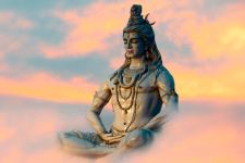 Shiva Yog Statue 4K Wallpaper