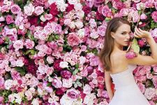 White off Shoulder Dress Natalie Portman Wallpaper