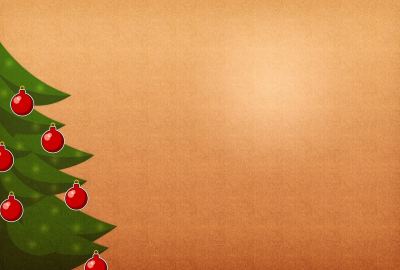Christmas Tree and Decoration Painting on 2013 Holidays Wallpapers