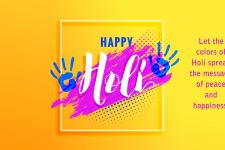 Happy Holi Wishes 4K Wallpaper