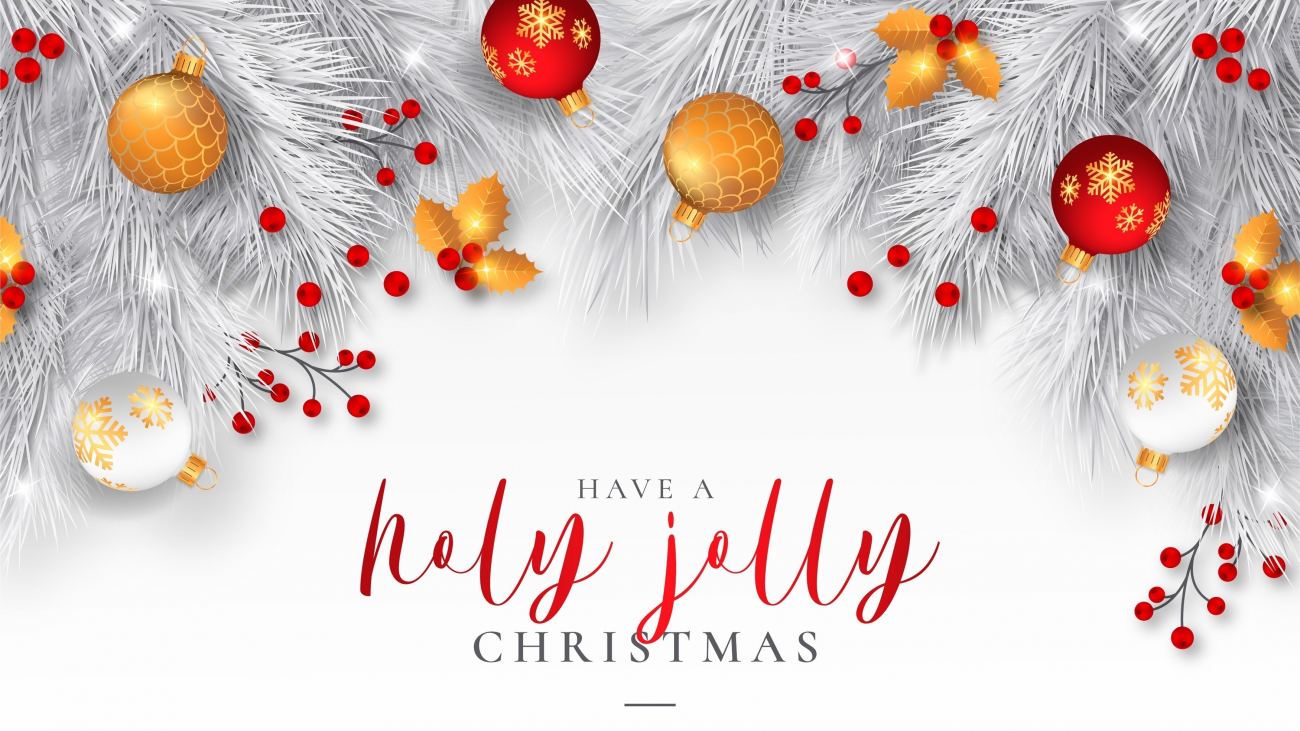 Have Holy Jolly Christmas Holiday Wallpaper