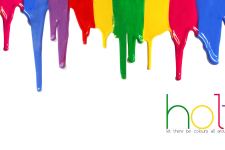 Holi With Greeting Message Festival HD Wallpaper