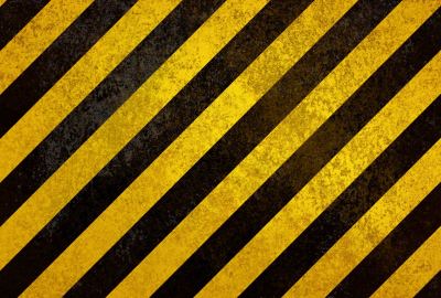 Digital Yellow Black Stripes Abstract Art Wallpaper