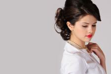 Model Selena Gomez Wide HD Wallpaper