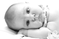 Beautiful White Small Littel Baby CloseUp HD Image
