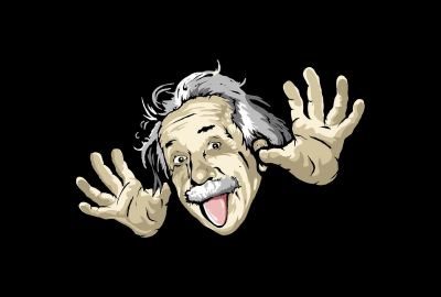 Cartoons Funny Albert Einstein Wallpaper