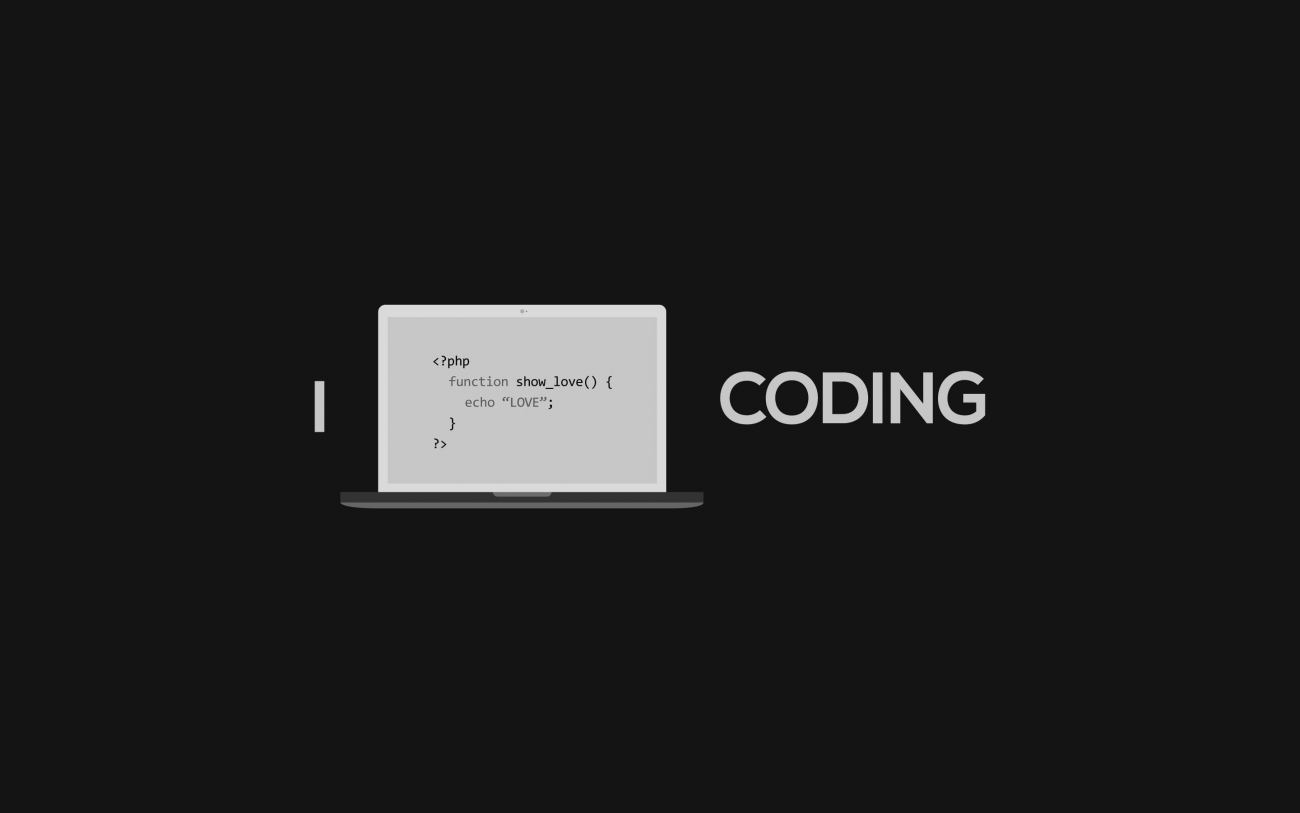 Coding Text Wallpaper
