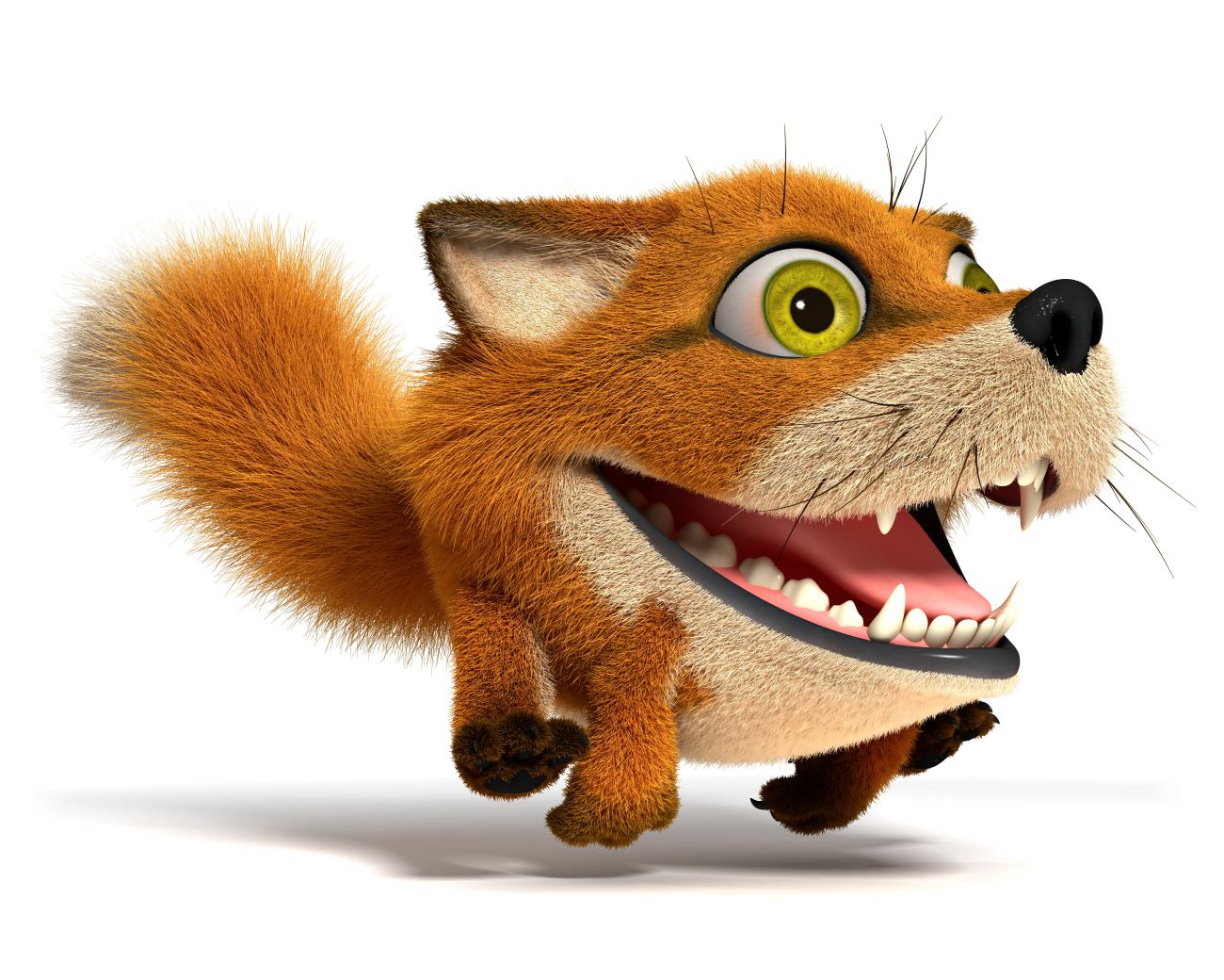 Fox Cartoon Character Funny Wallpaper