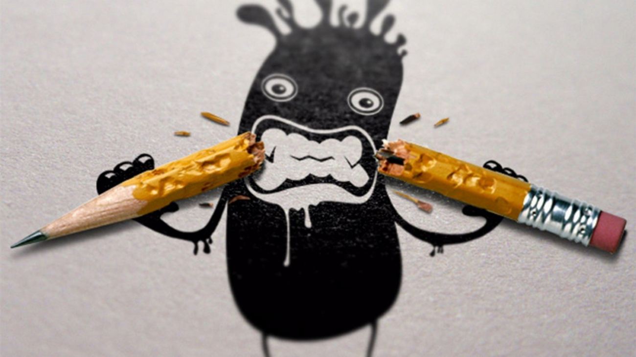 Funny Pencil Drawing Photo