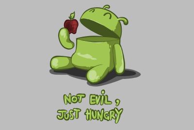 Not Evil Just Hungry Funny Wallpaper