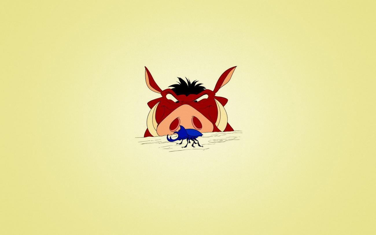 Timon and Pumbaa Funny Wallpaper