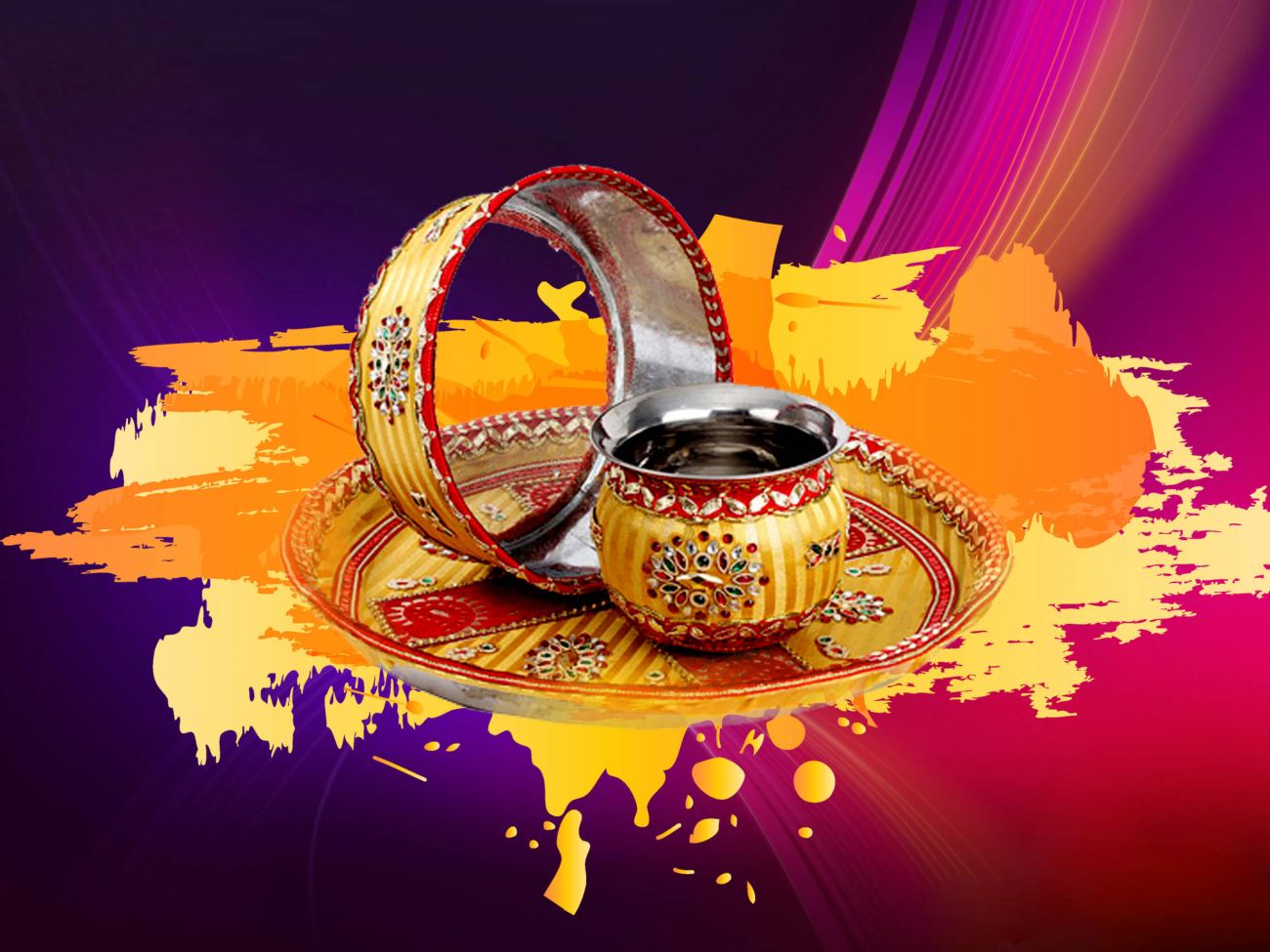 Best Wishes Wallpaper Karwachauth