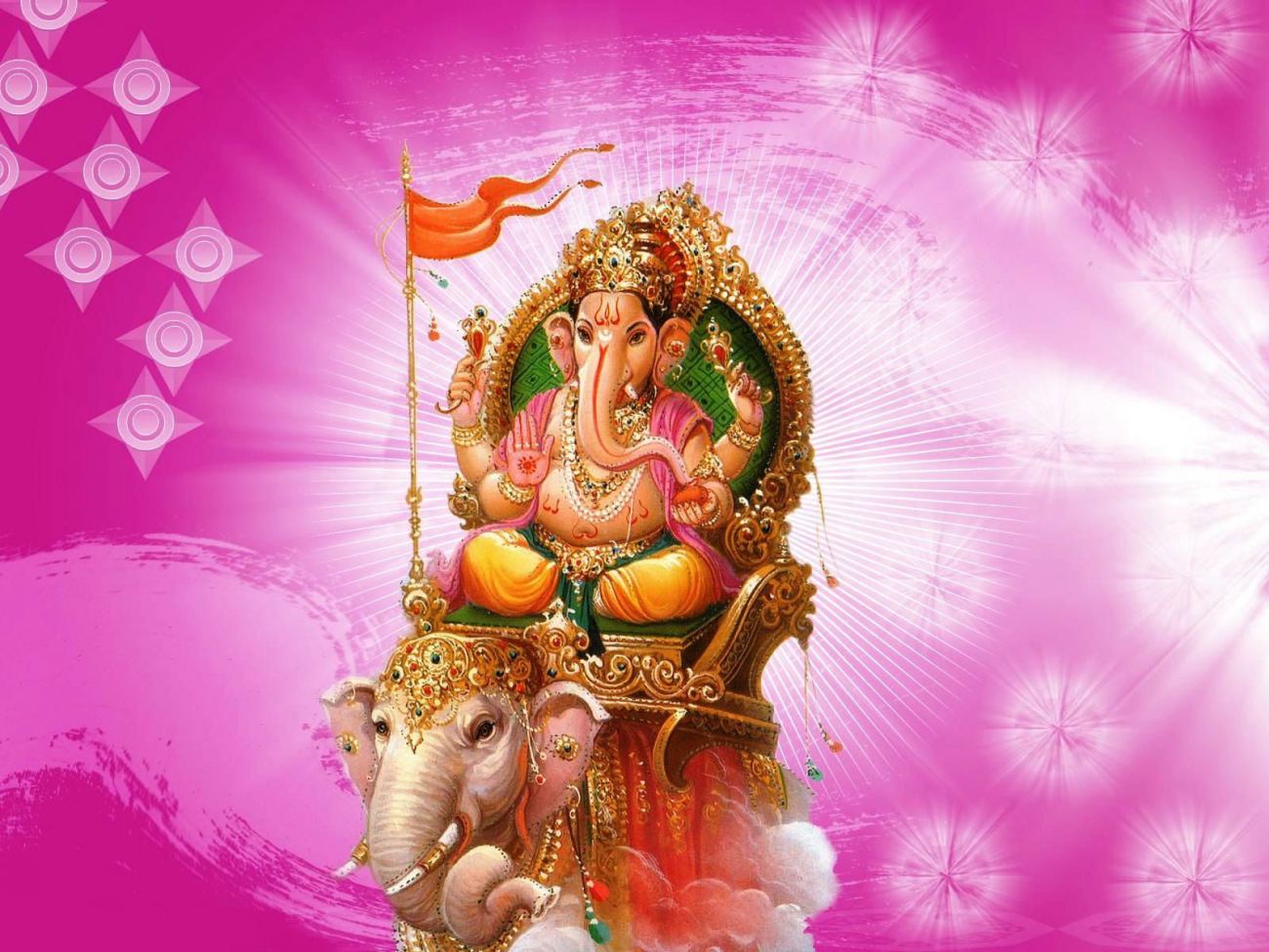 HD Wallpaper Lord Ganesha Sitting On Elephant