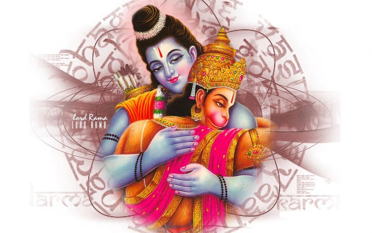 Lord Rama With Hanuman Wallpapers