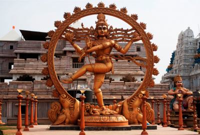 Lord Shiva Nataraja Statue Wallpaper