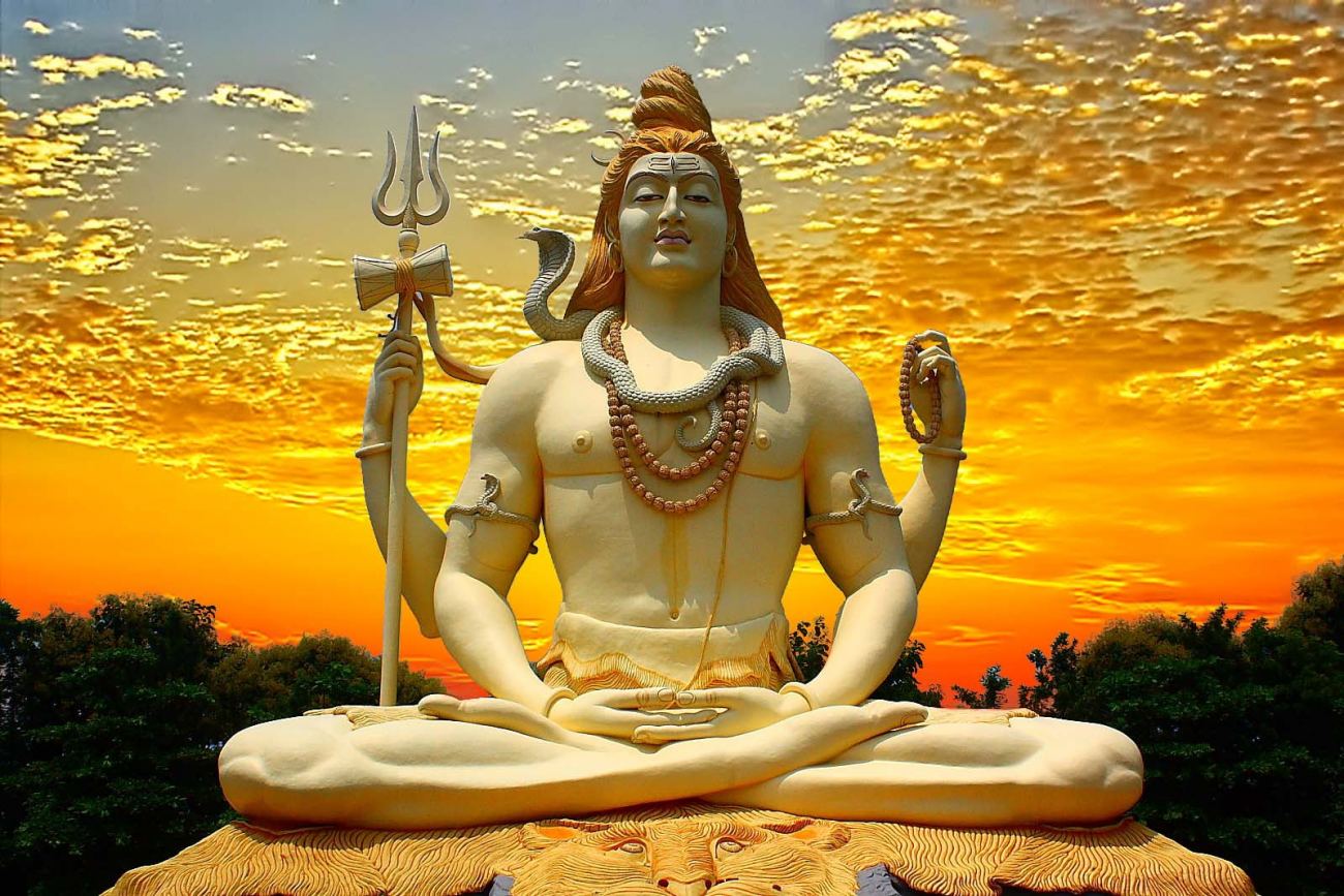Lord Shiva Sculpture Wallpaper