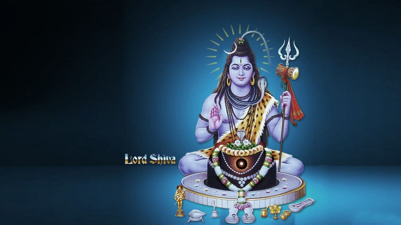 Lord Shiva With Lingam