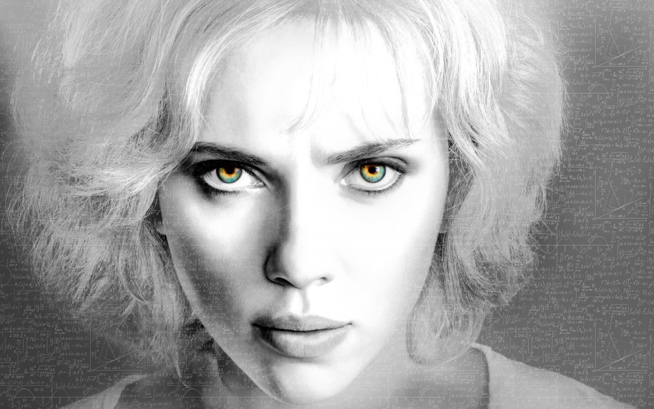 Monochrome Scarlett Johansson Wallpaper