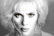 Monochrome Scarlett Johansson Wallpaper