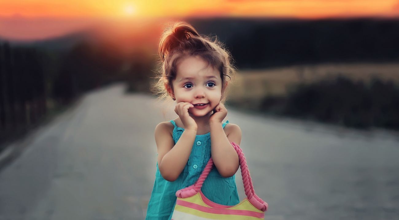 Cute Stylish Child Girl