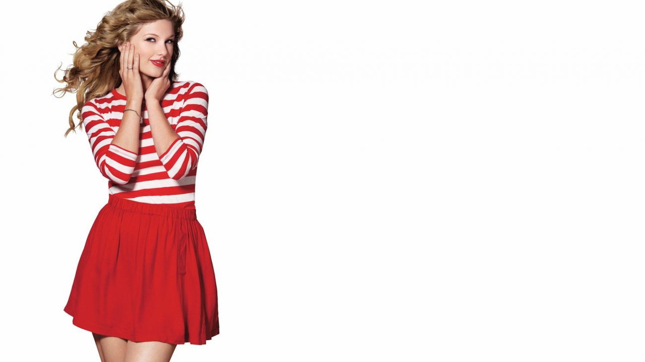 Taylor Swift Charming Model Wide HD Wallpaper