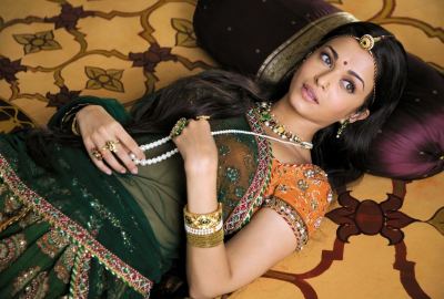 Actresses, Aishwarya Rai Hot in Saree Wallpaper