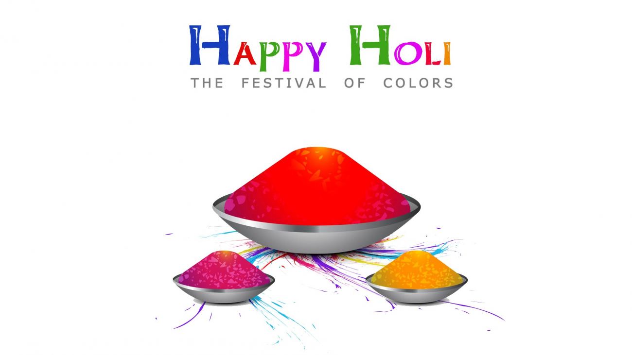 Beautiful Happy Holi HD Wallpaper Background