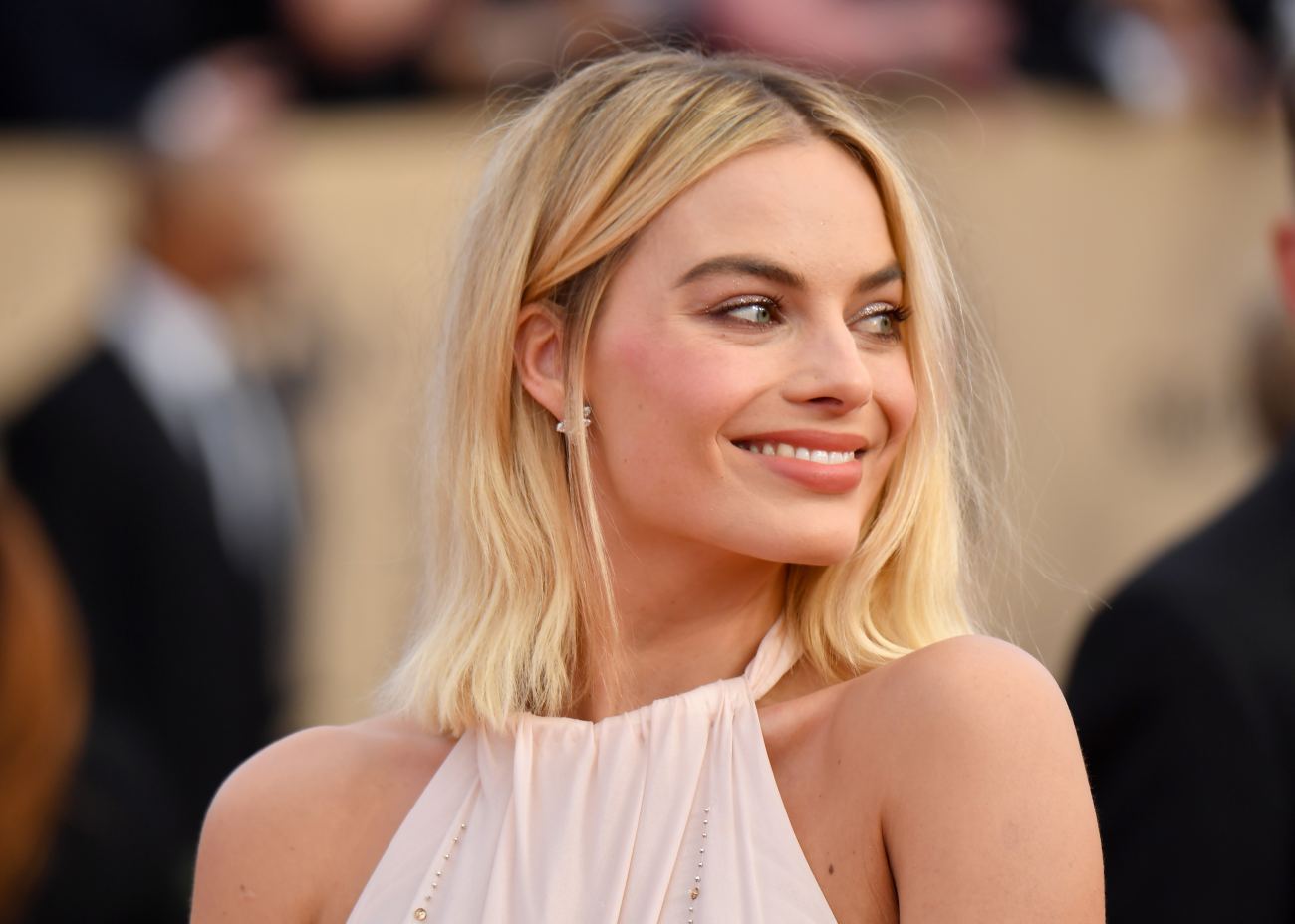 Cute Smile of Margot Robbie