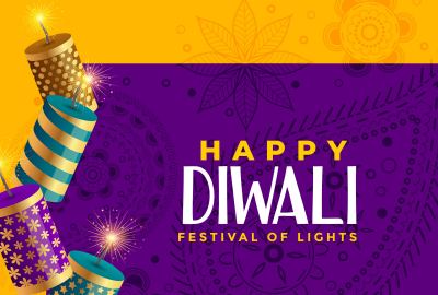 Happy Diwali With Background Design Wallpaper