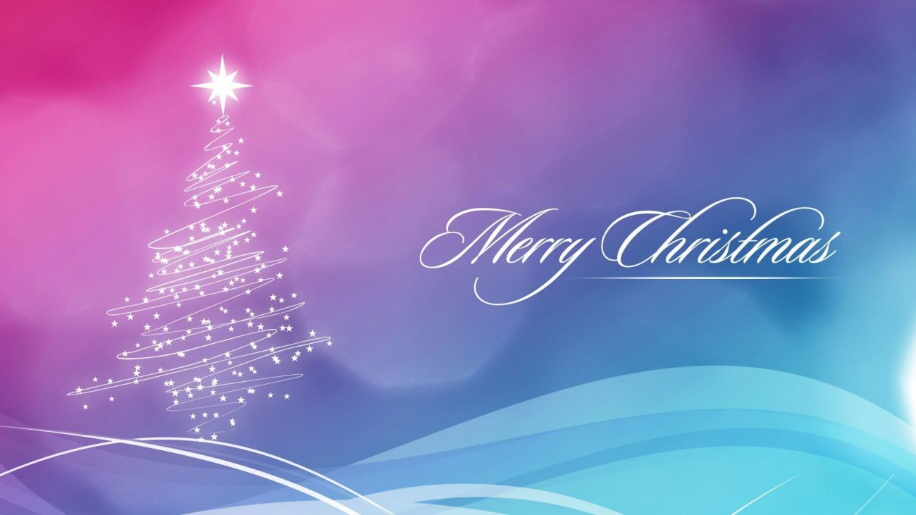 Merry Christmas Greetings Abstract Wallpaper