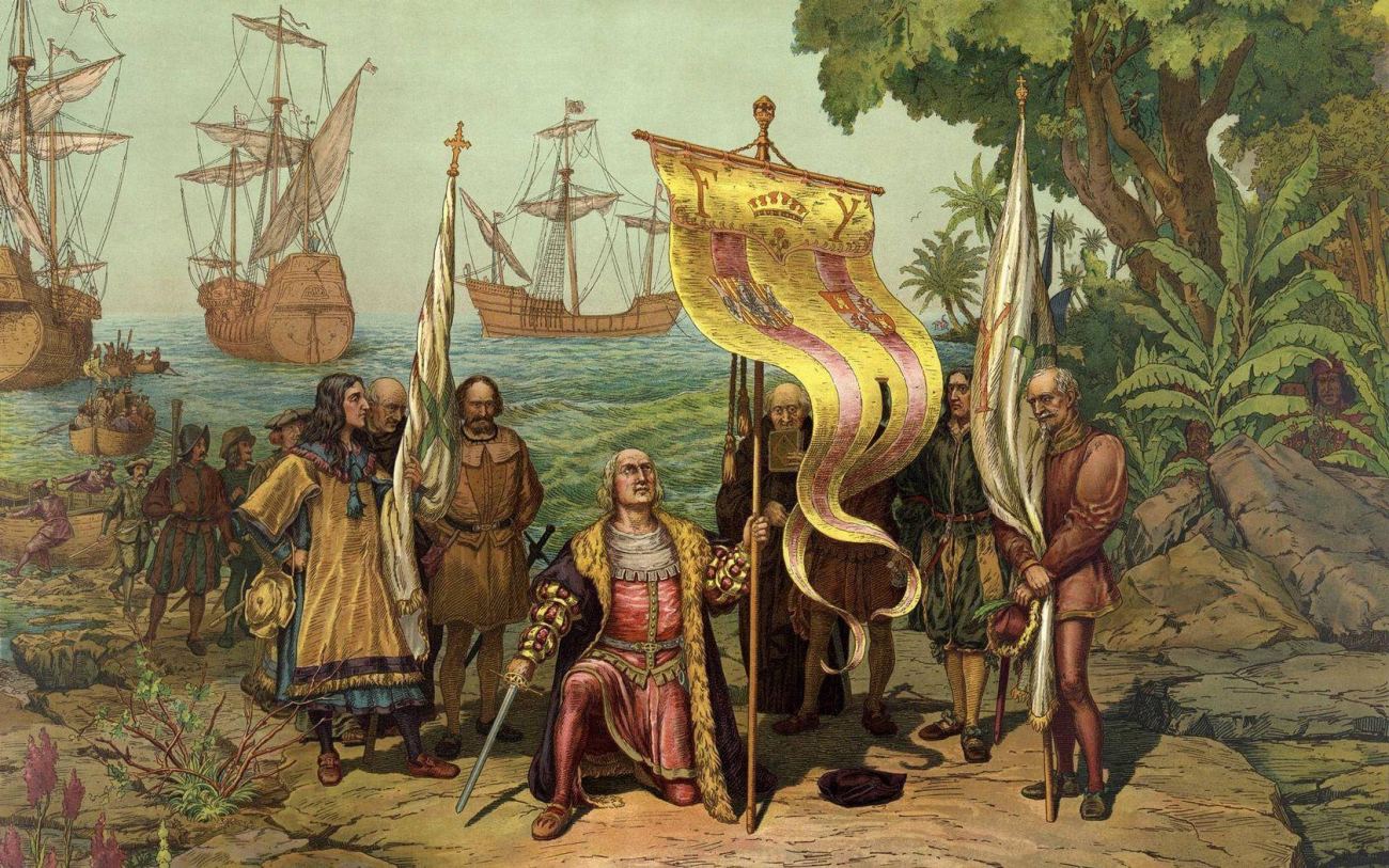 Happy Columbus Day Wallpaper