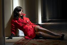 Keira Knightley Legs Red Lipstick Actress Wallpaper