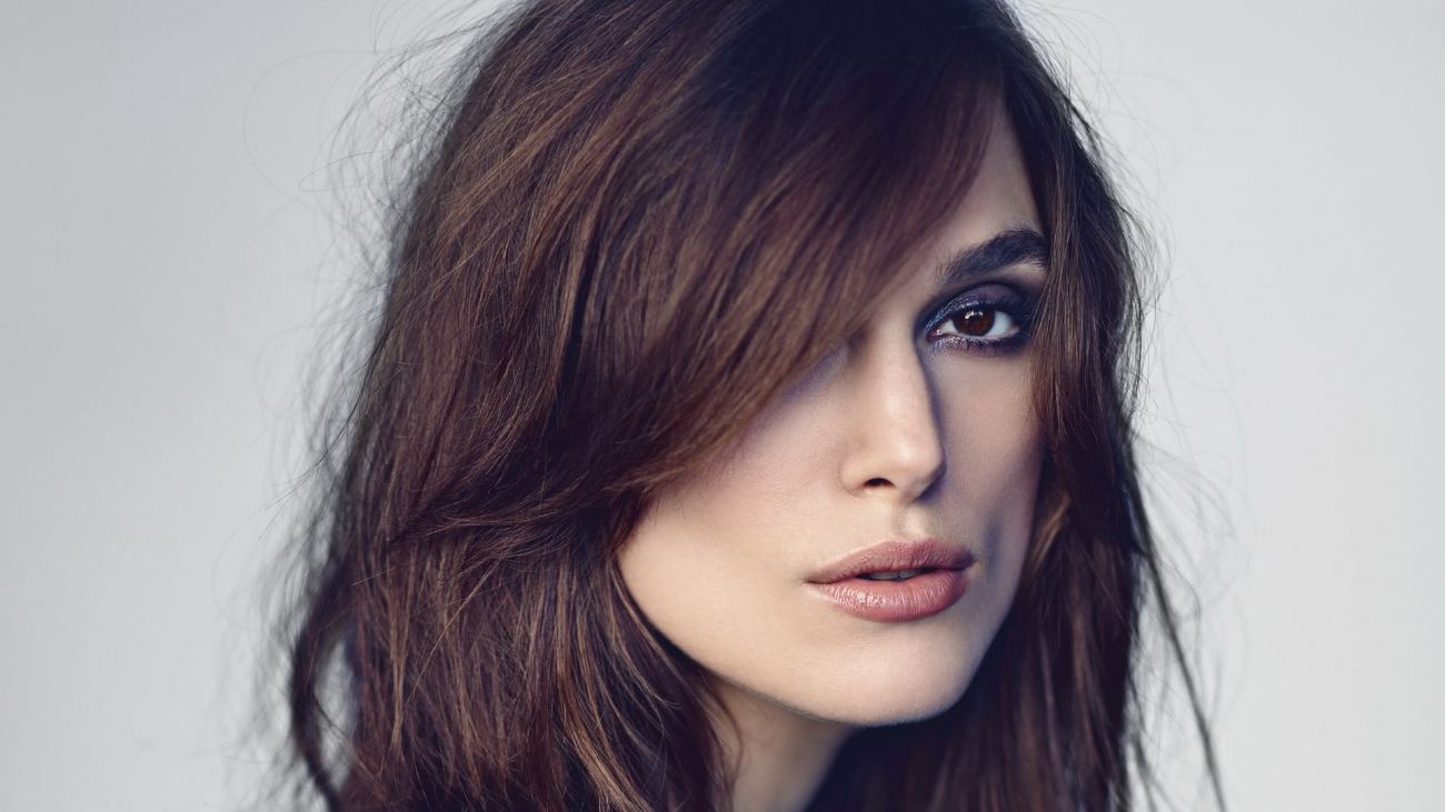 Keira Knightley Portrait Brown Eyes Closeup Wallpaper