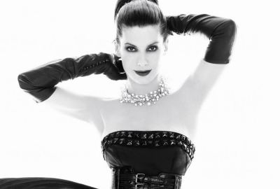 Sandra Bullock Monochrome Wallpaper