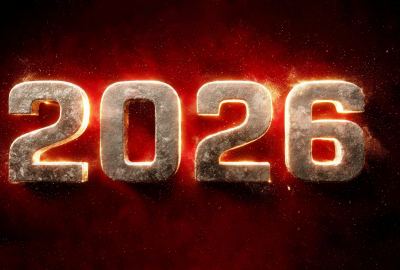 3d Happy New Year 2026