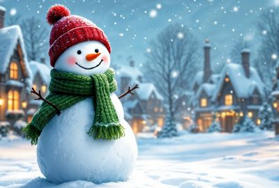 Christmas Snowman Wallpaper