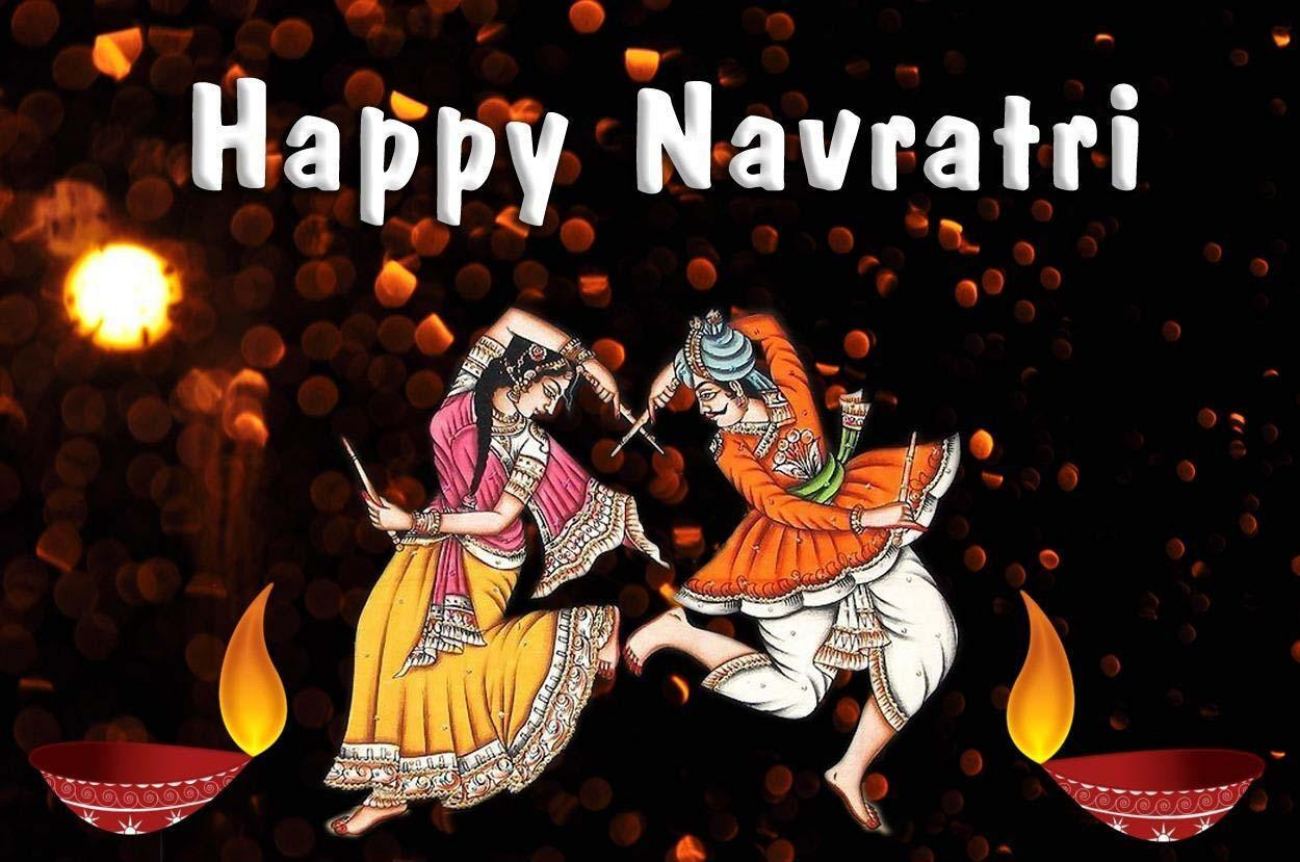 Happy Navratri Dandiya Wallpapers