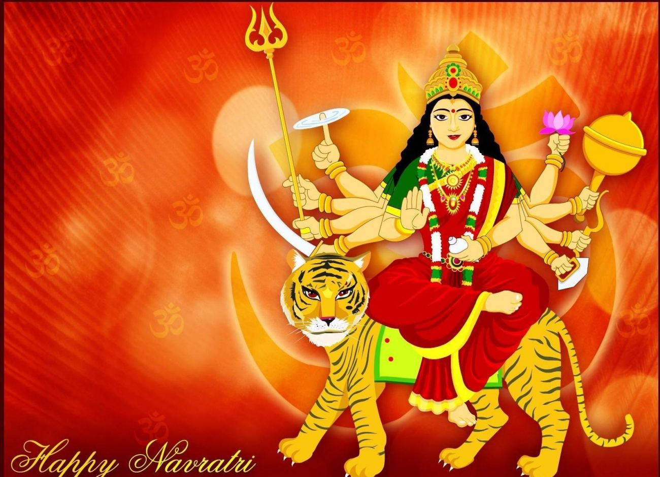 Maa Durga Happy Navratri Wallpapers
