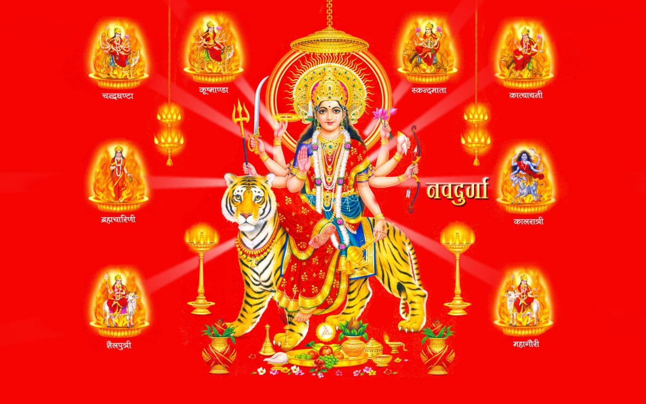 Maa Nav Durga Wallpaper