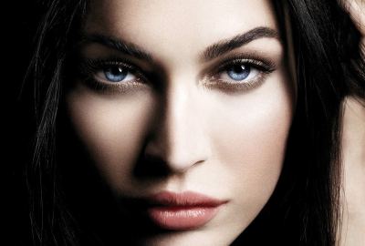Megan Fox Face Portrait Wallpaper