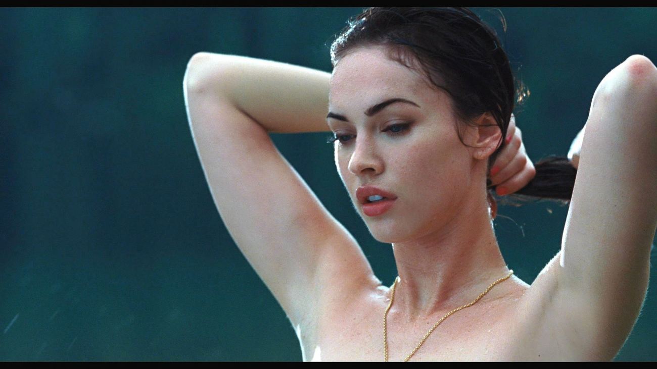 Sexy Megan Fox Wet Wallpaper