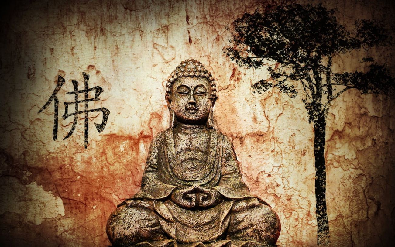 Gautama Buddha Illustration Wallpaper