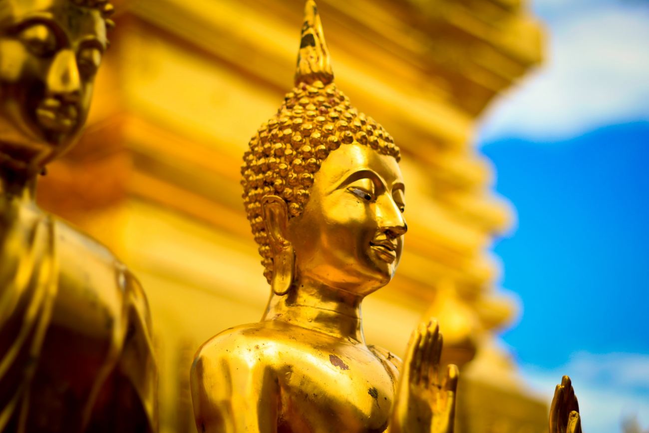 Gautama Buddha Statue Thailand Wallpaper