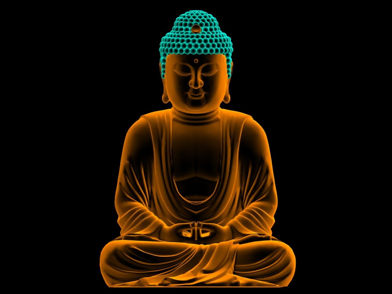 Lord Buddha Design Wallpaper