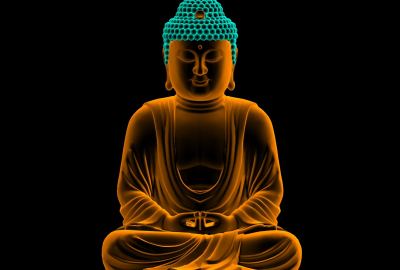 Lord Buddha Design Wallpaper