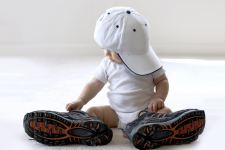 Baby With Big Shoes