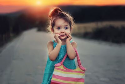 Cute Stylish Child Girl